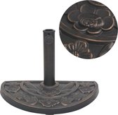 Parasolvoet halfrond 9 kg hars bronskleurig