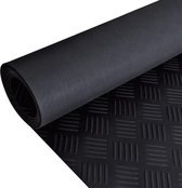 Rubberen anti-slip vloermat 2x1m traanplaat