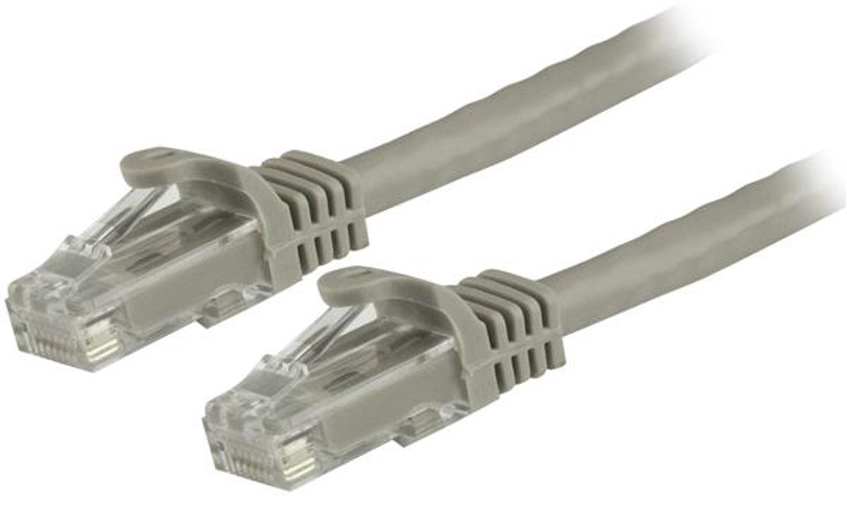 Cat6 patchkabel met snagless RJ45 connectors, 5 m, grijs