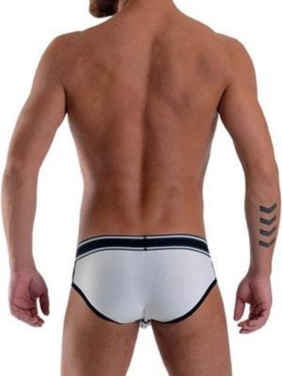 Mister B Bronx Brief Underwear with Push Up System White/Black | Ondergoed  Heren |... | bol.com