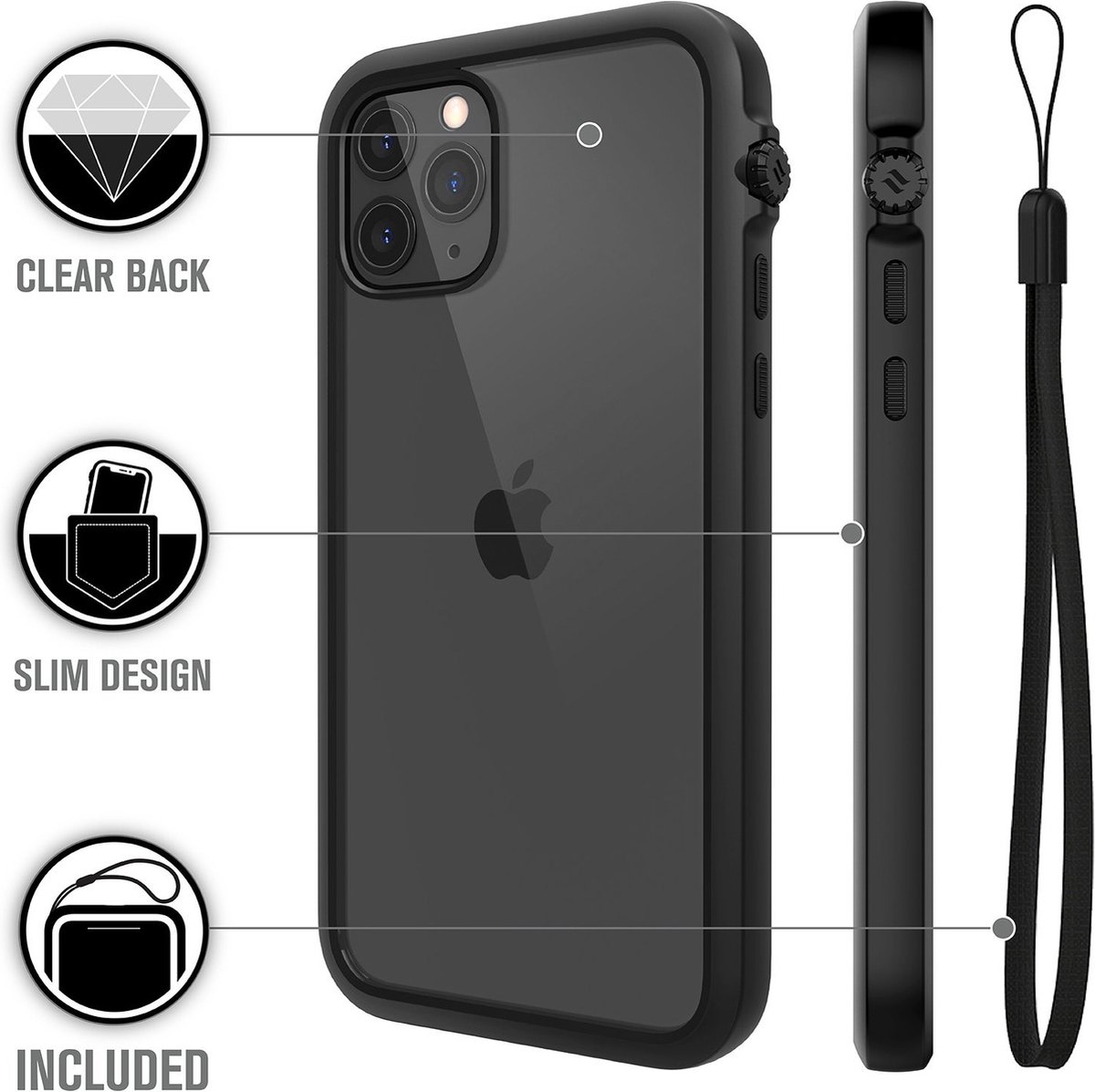 Catalyst Impact Protection Case Apple iPhone 11 Pro Stealth Black