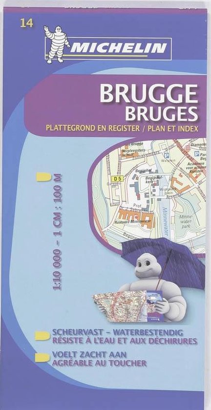 Cover van het boek 'Brugge' van Michelin 17014