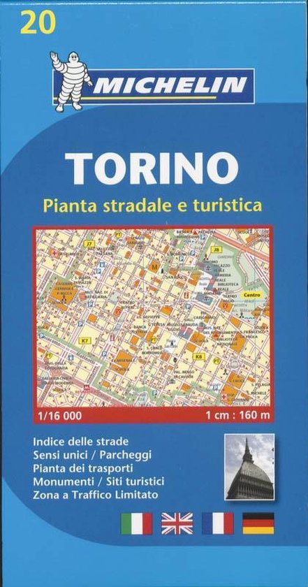 Torino - Michelin City Plan 20 - cover