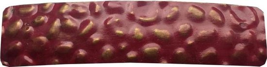Haarspeld Bubbel Fuchsia Roze - Patentspeld Metaal 9cm
