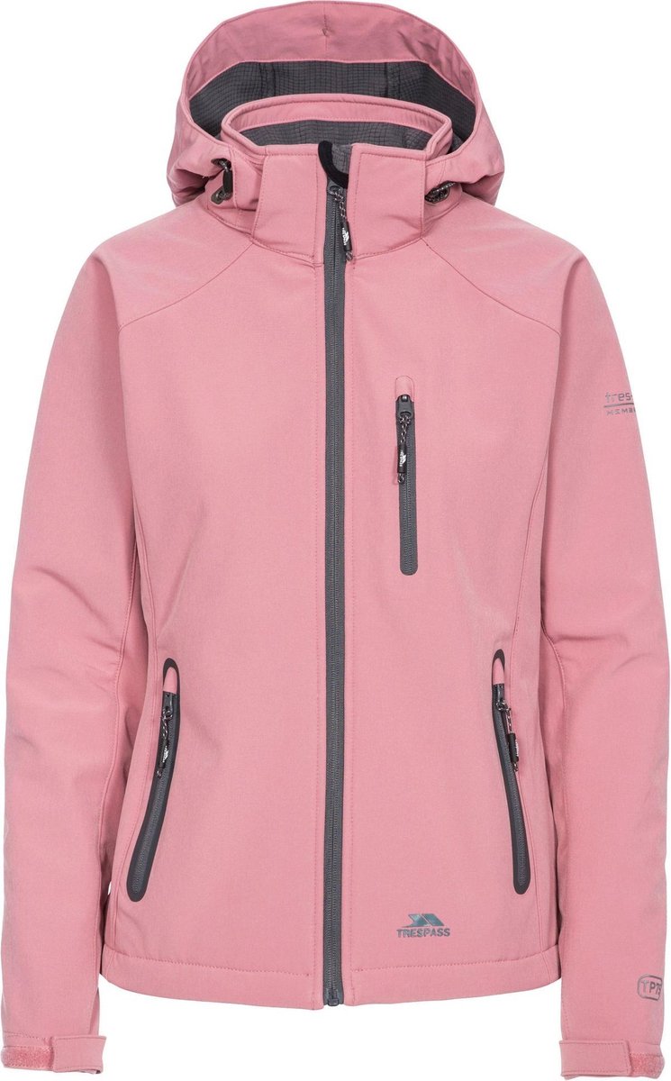Trespass Dames Bela II Waterbestendige Softshell Jas Lichtroze