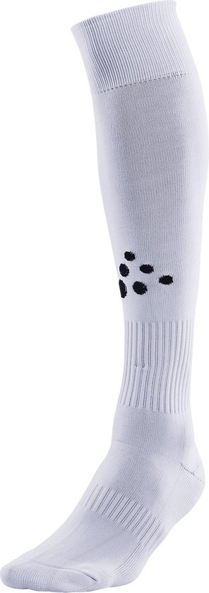 Craft Squad Solid Socks Chaussettes de sport - Taille 41/42 - Unisexe - Blanc Taille 40/42