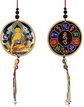 Auto- of Raamhanger Boeddha & Dorje