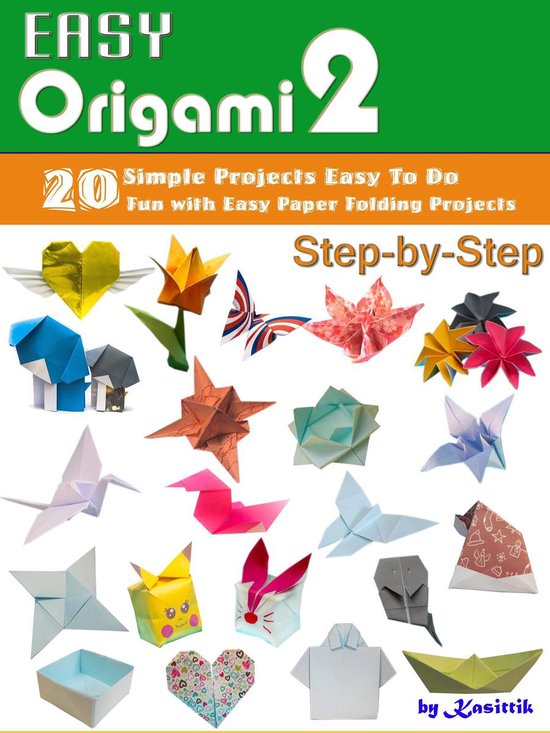 Easy Origami 2 20 Easy Projects Paper Crafts To DO Step by Step