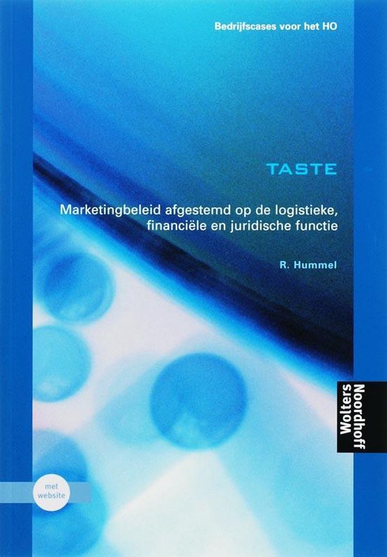 Cover van het boek 'Taste / druk 2' van Rien Hummel