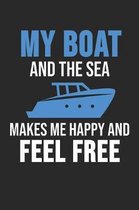 My Boat And The Sea Makes Me Happy And Feel Free