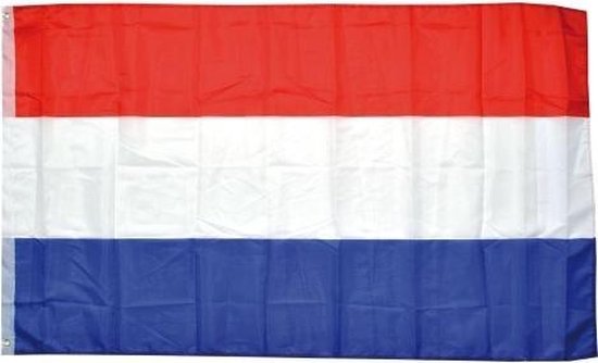 Nederland Vlag rood wit blauw 90x150cm | bol.com
