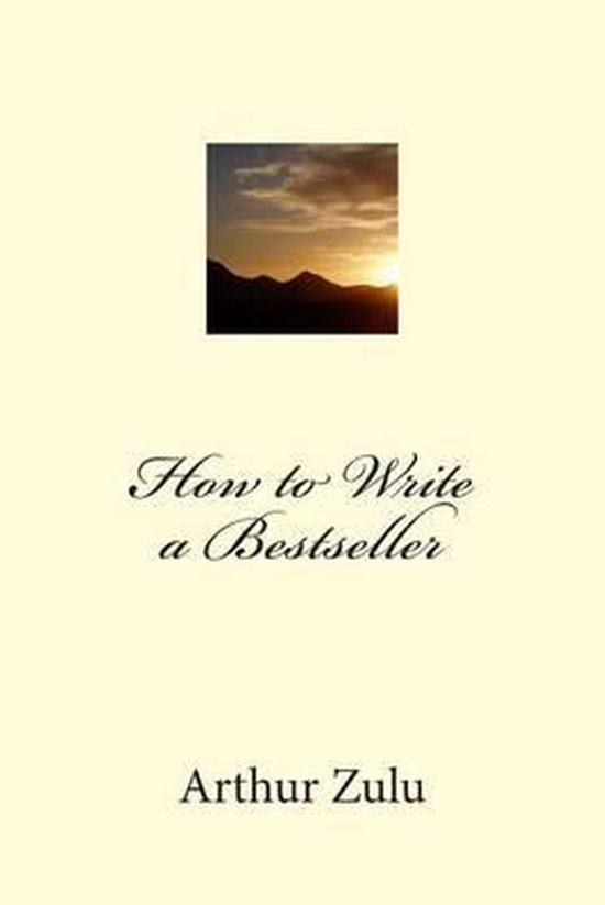 How to Write a Bestseller - cover