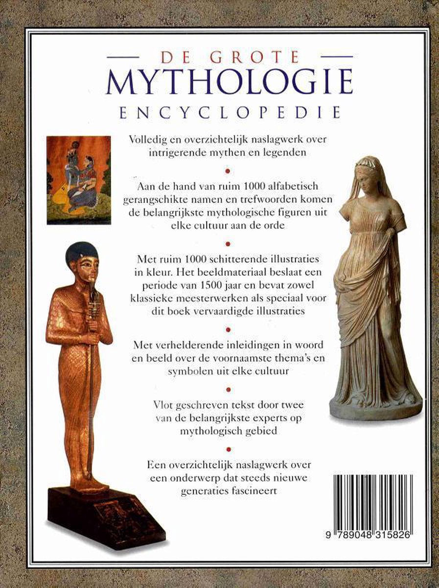 De grote mythologie encyclopedie - back cover