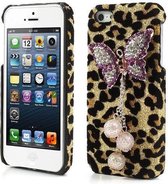 3d diamanten vlinder hardcase voor iPhone 5/5s