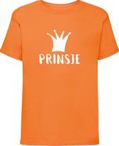 Oranje shirt Koningsdag | Prinsje| Maat 122-128