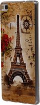 Eiffeltoren TPU Cover Case voor Huawei P8 Lite Hoesje