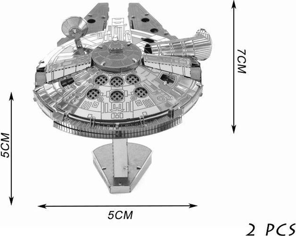 Metal earth Star Wars Millennium Falcon - Bouwpakket — afbeelding 7