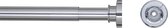 Sealskin Seallux - Barre de Rideau de douche - 125-220 cm - Chrome