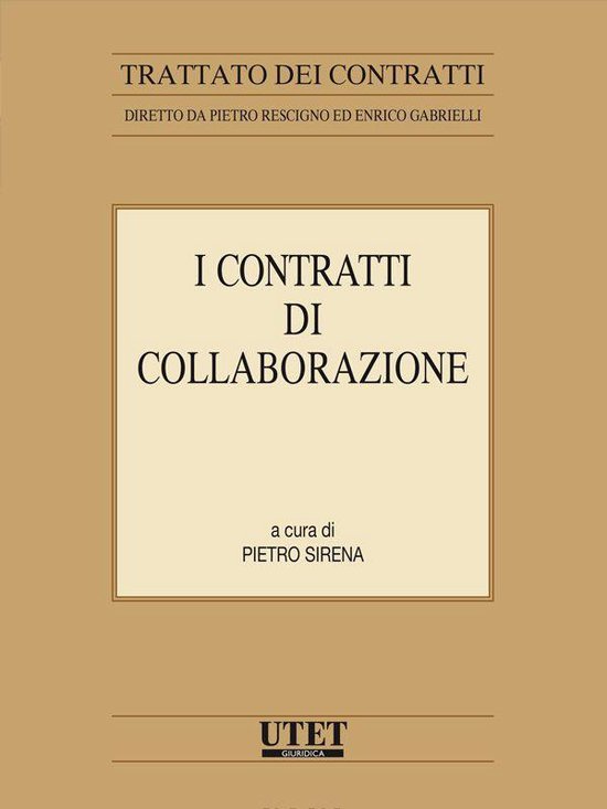 I contratti di collaborazione - cover