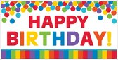 Amscan Verjaardagsbanner Happy Birthday Multicolor 165 X 85 Cm