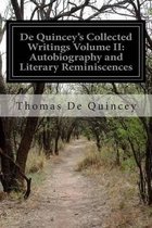 de Quincey's Collected Writings Volume II