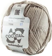 Scheepjes Cocktail bruin-kiezel 7694 - PAK MET 5 BOLLEN a 50 GRAM. KL.NUM. 02.