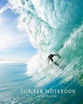 Surfer Notebook Wide Ruled