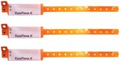 Bracelets SOS - Lot de 3 bracelets nominatifs avec fermeture à l'épreuve des enfants - Bandes d'identification - 06 bracelets - Bracelets info - KidsPlaza.nl Neon Orange