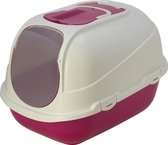 Moderna kattentoilet luxe versie Mega Comfy, hot pink/wit
