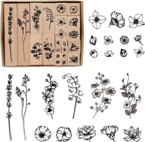Inovra ® Unieke Wanddecoratie van Hout met Geometrische Plantenmotieven voor een