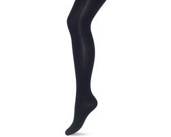 Bonnie Doon Viscose Kasjmier Maillot Dames Donker Blauw maat 42/44 XL- 100 Denier - Luxe Kasjmier - Uitstekende pasvorm - Gladde Naden - Soft Cashmere Tights - Heerlijk zacht en Comfortabel - Donkerblauw - Navy - BN651992.102