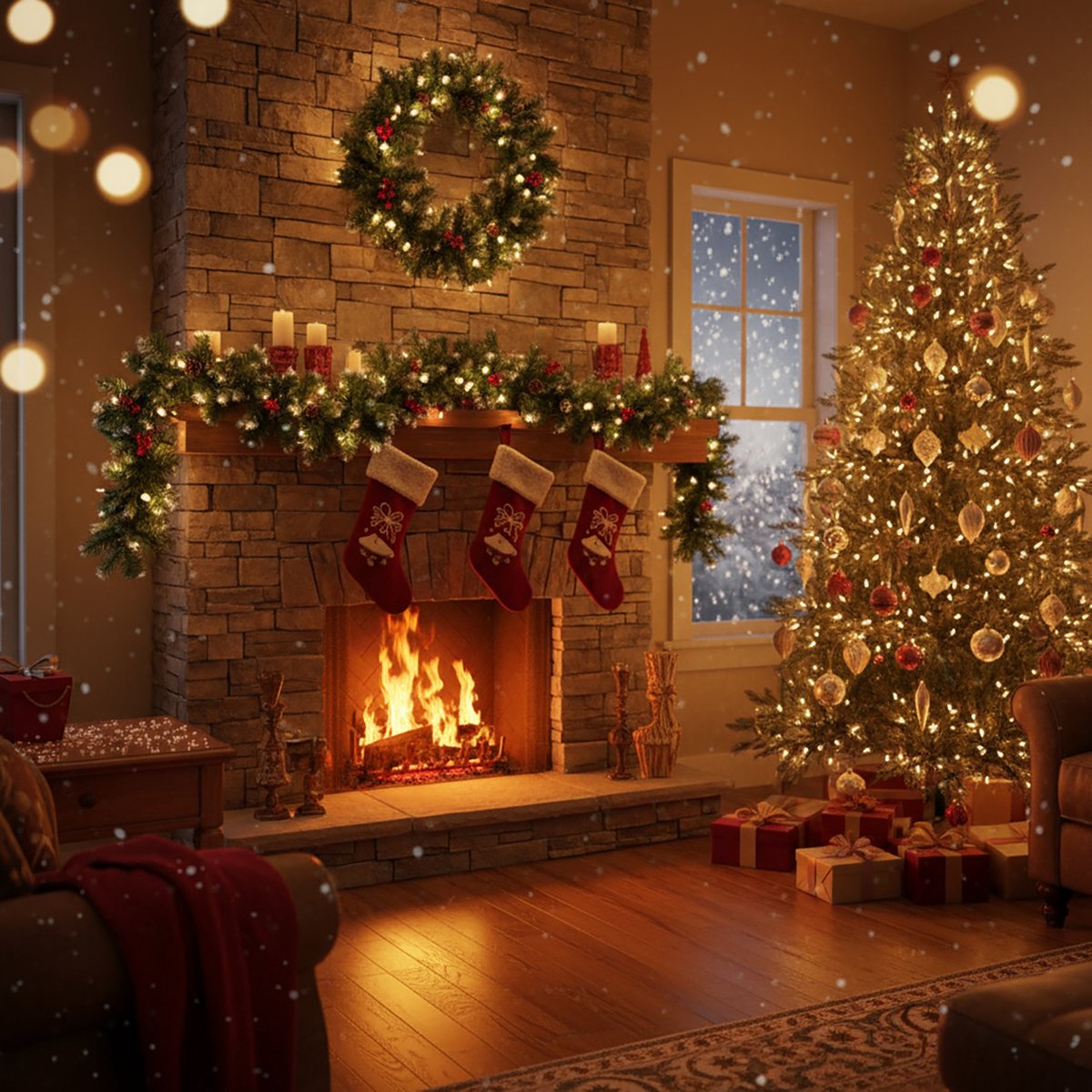 Dennenslinger – Kunstdennen – Besneeuwd – Met Dennenappels En Rode Bessen – Groen / Wit – 200 Cm – PVC – Kerstdecoratie – 1 Stuks [56453]
