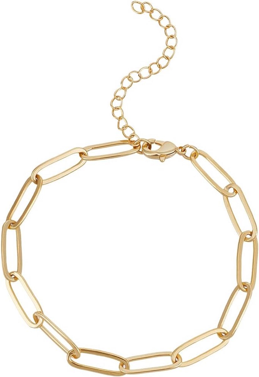 Vergulde Messing Armband Schakels met Kreeftsluitingen voor DIY Sieraden