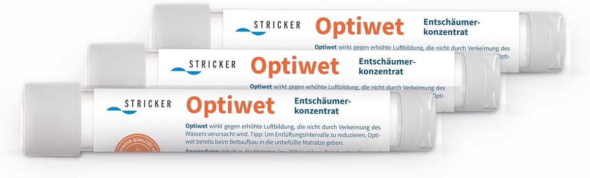 Anti-Luchtbel Additief voor Waterbedden - Voorkomt Bellen door Watersamenstelling (3x 15ml)