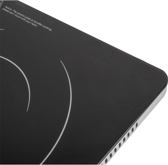 Brunner Hot Point Inductiekookplaat - Draagbaar - Enkelpits - 2000W - Glaskeramisch - Touchbediening - Compact & Lichtgewicht - Voor Camping & Camper van Merkloos — afbeelding 5