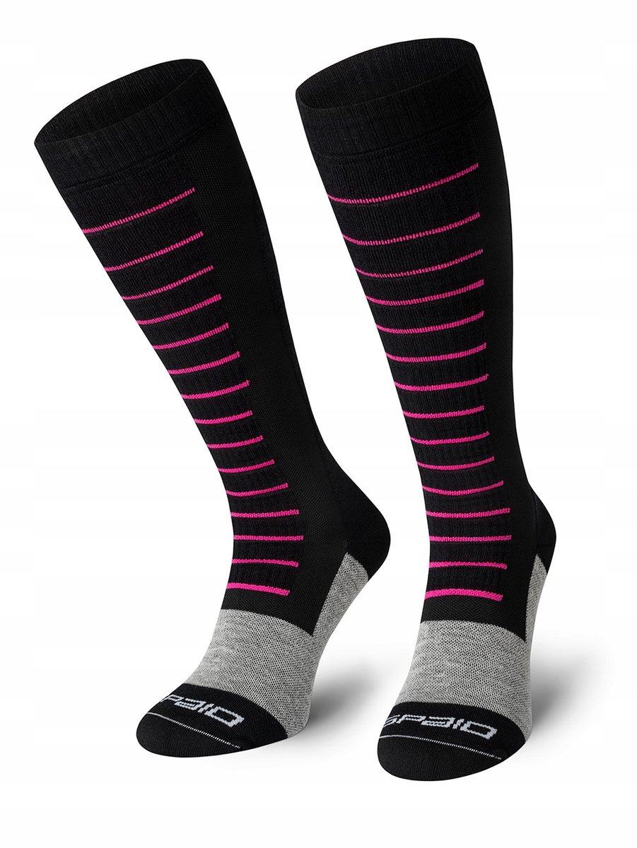 Fierce Compression Skisokken – Fuchsia Paars
