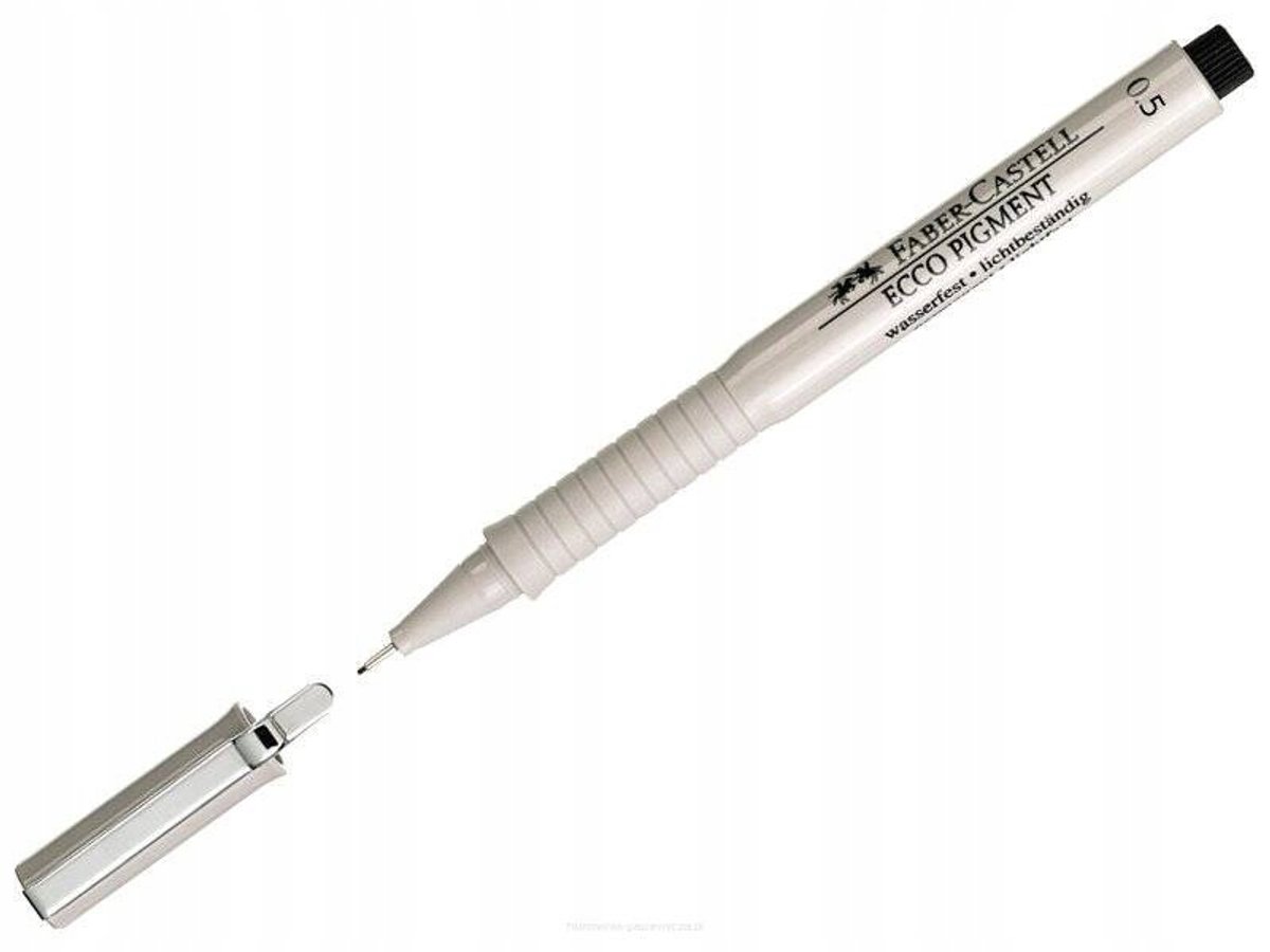 Faber-Castell Tekenpen Zwart 0.5mm - Ideaal voor Tekenen en Schetsen