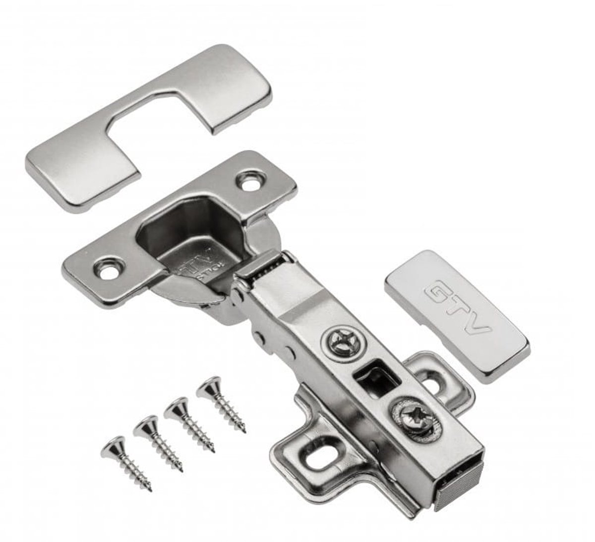 GTV Hydraulisch Keukenkast Scharnier - Soft-Close, Opbouw