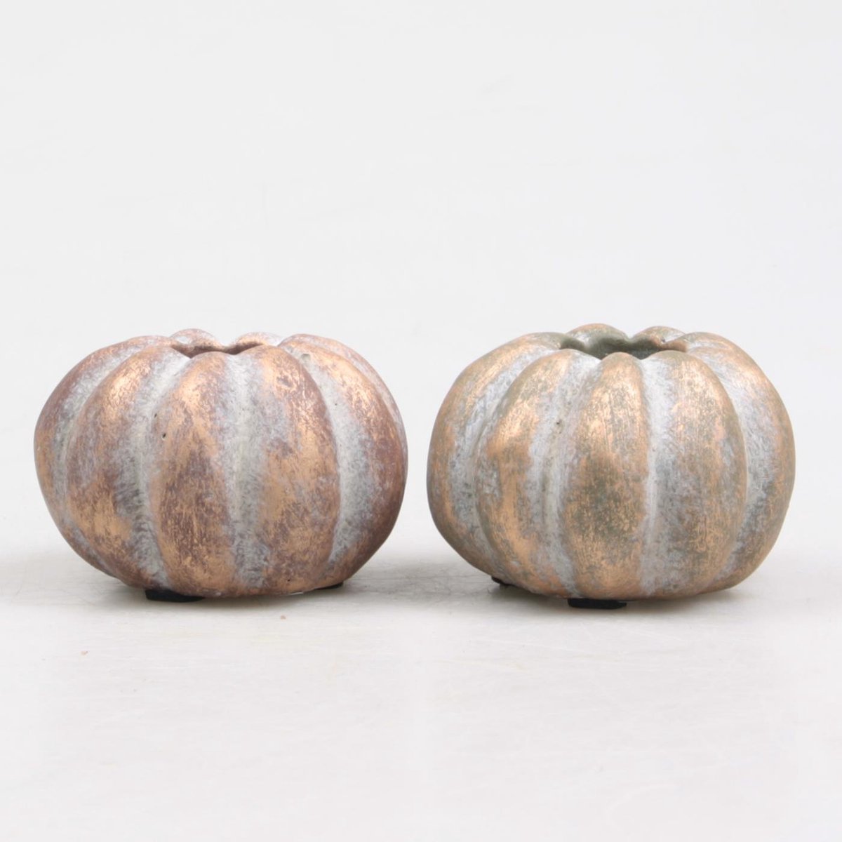 Kaarsenstandaard pompoen 7,5x7,5x5cm