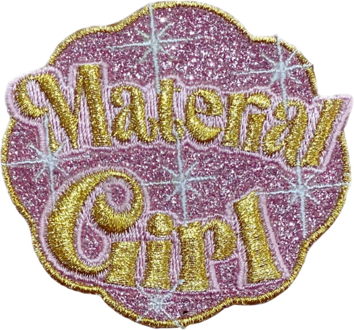 Embleem Oeteldonk - Material Girl - Goud Roze