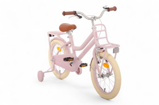 AMIGO Bella Meisjesfiets - Kinderfiets voor Meisjes - 16 Inch 26 cm - Terugtraprem - Roze van AMIGO — afbeelding 3