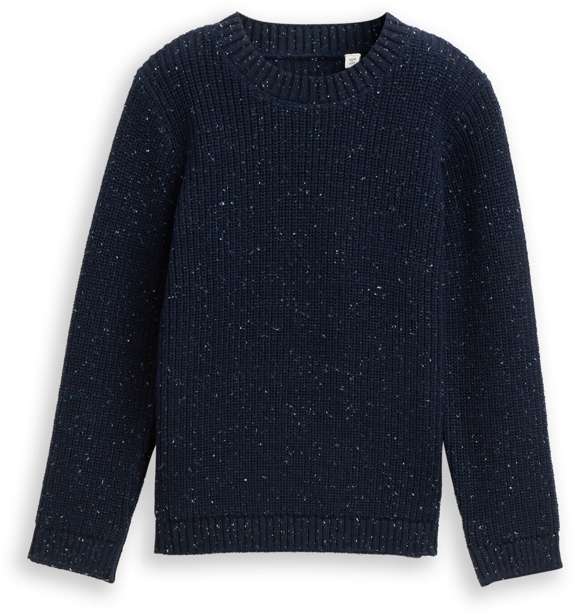 Tom Tailor - Gebreide trui van noppengaren - Maat 104/110 - sky captain blue
