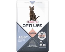 Opti Life Sensitive Sterilised/Light - Kattenvoer - 1 kg