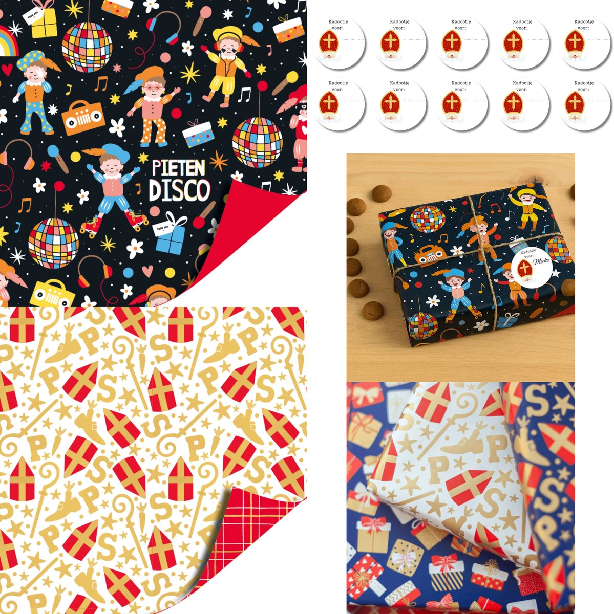 Game Inpakpapier voor jongens, kinderen, familie, vrienden, spelliefhebber, 4-ontwerpen 4 vellen: 50 x 70 cm per vel gaming-inpakpapier, zwarte geschenkverpakking voor videogames voor verjaardag en