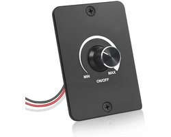 12 V dimmer 5 A, led-dimmer 12 V, DC PWM 12 V dimschakelaar, traploos dimmen, 3 draden dimmer, dimmer voor ledlamp, lichtstrips, Kerstmis, camper, boot, vrachtwagen, caravan