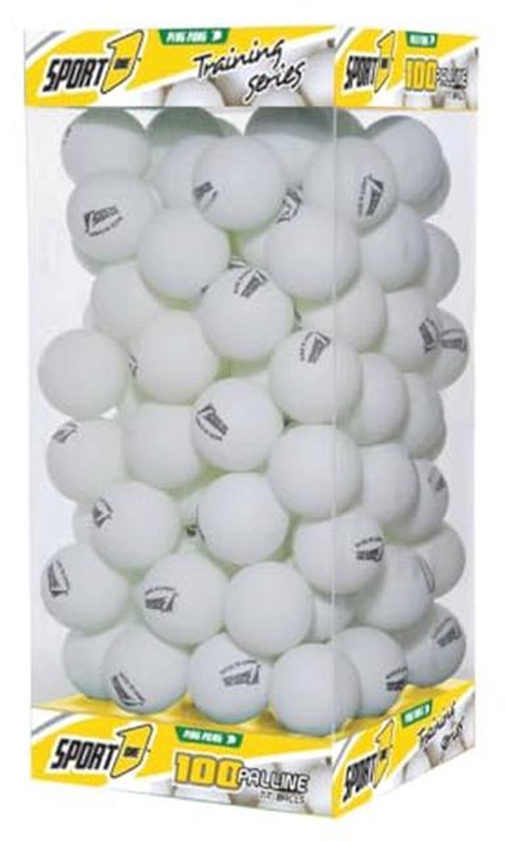Display Trainingsballen Mm 38 - 100 Stuks, MeerKleurig - Voor Ping-Pong Spel
