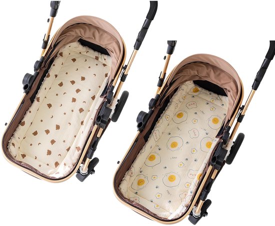 Ademend Verdict Kinderwagenkussen - Comfortabel Beschermend Pad voor Kleintjes（34*74cm） van Merkloos — afbeelding 4