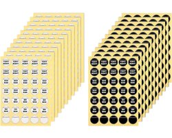 Nordivar - Voornaamwoorden Stickers voor Naamkaartjes en Conferentiebadges - Hij/Zij Zijn Stickers - Geslachtsidentiteitsstickers Feest en Meer