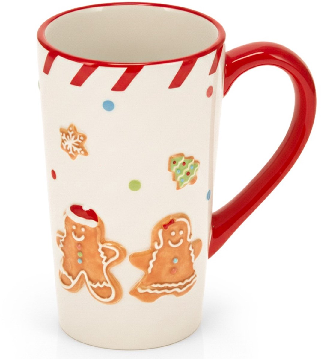 Mok Keramiek Peperkoek Menselijk 570 ml - Koffiemok - Theebeker - Koffie - Beker