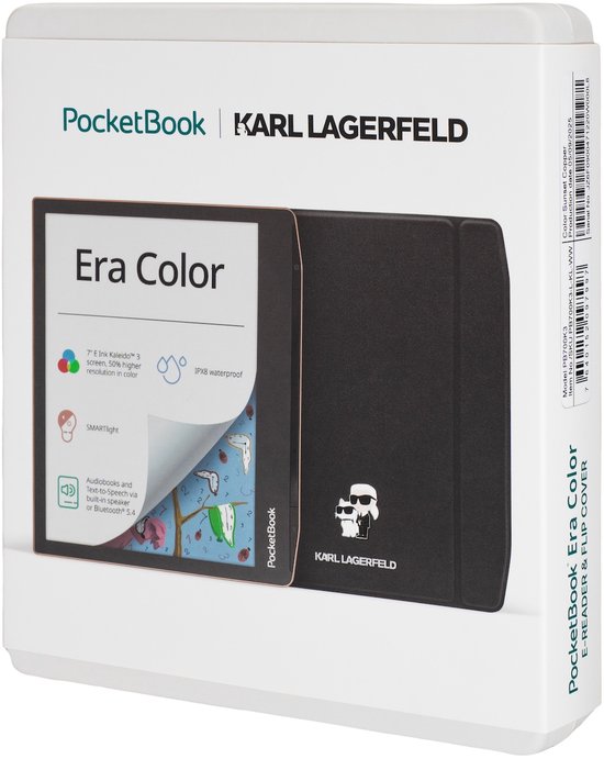 Karl Lagerfeld Bundel - PocketBook Era Color e-reader met hoesje - Sunset Copper van PocketBook — afbeelding 5